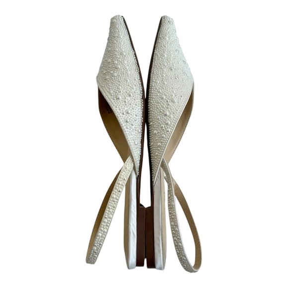 Betsey Johnson Pearl Embellished Flats - Picture 5 of 8